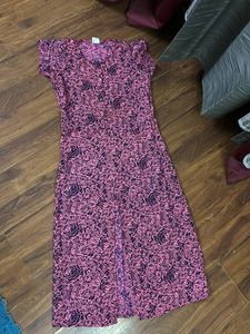 Pink Ethnic Fusion Kurti