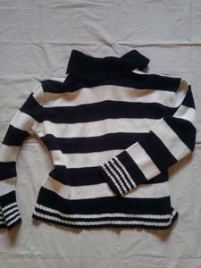 Striped Black and White Sweater