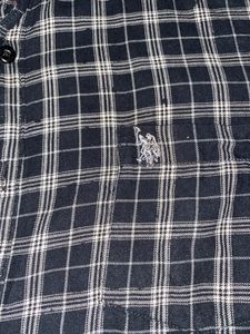 U.S Polo Checked Black And White