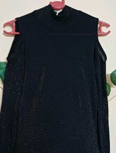 Sleeveless Black Top