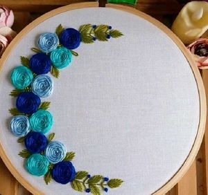 Personalized Embroidered Hoop Art