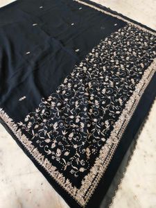 aari work saree 😍 black 🖤