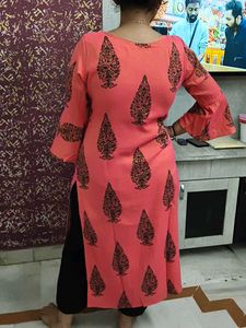 Coral Printed Kurti