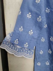 Elegant Blue Printed Kurta