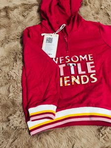 Babyoye Red Hoodie &amp; Pants Set