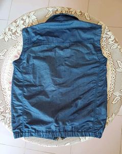 Blue Vest sleeveless Jacket