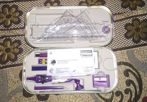 Classmate Geometry Box (Purple)-- Pack Of 2