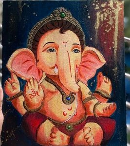 Ganesha Canvas Painting