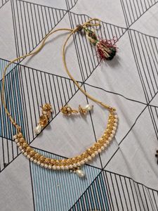 Gold Plated Necklace &amp; Earring Set