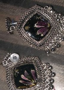 Real Flowers Earrings