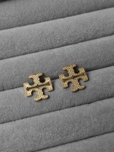 Tory Burch Logo Stud Inspired Earrings