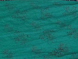 Elegant Green Floral Dupatta