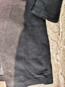 Chic Black Wrap Coat