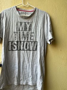 mens spunk grey cotton tshirt