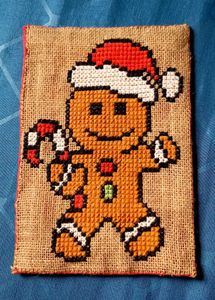 Gingerbread Man Cross Stitch