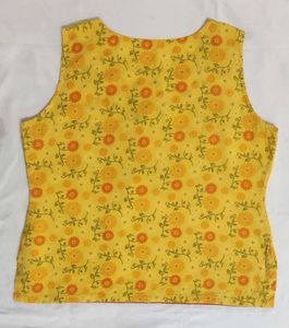 Mustard Boho Top