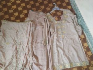 Beautiful Suit With Heavy Look Dupatta