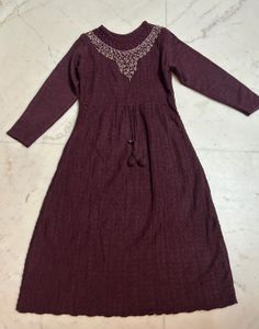 Elegant Maroon Dress