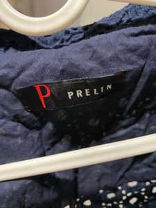 Navy Blue Lace Jacket