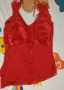 Red vintage top