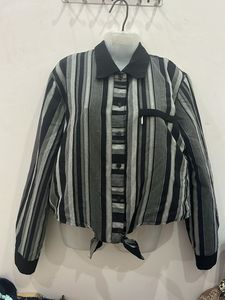 Striped Button-Down Shirt