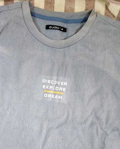 solid Blue over sized tshirt for unisex
