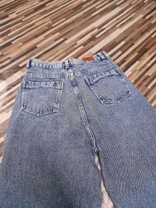 Wide Leg Denim Jeans