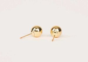 Golden Ball Stud Earrings 😍