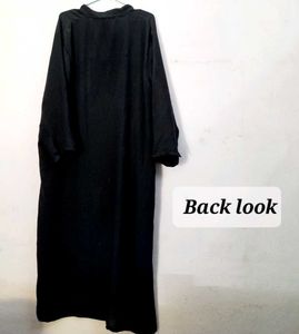 Black Straight Abhaya Abaya Burqa Burkha