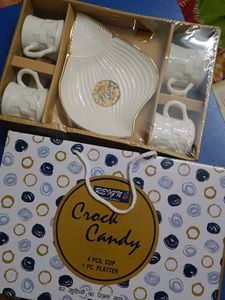 4 Cup 1 Platter Set