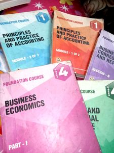 Ca Foundation All Books (Icai Material)