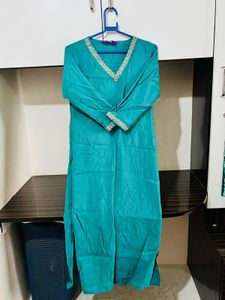 Teal Libas Kurta Set