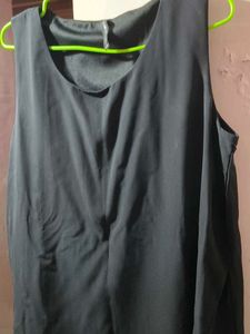 Sleeveless Black Top