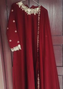 Maroon Kurti Set