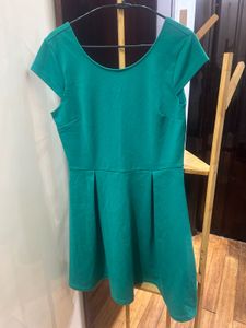 Green Skater Dress