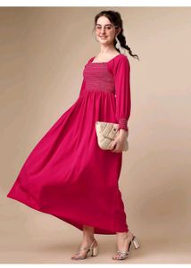 Bride To Be New 👗 Long Dress Full Sleeves One Pc