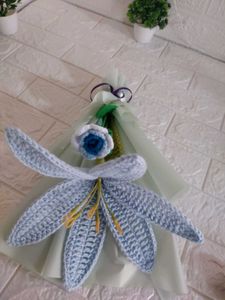 Crochet Lily Flower Bouquet