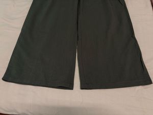 Olive Green Wide Leg Pants