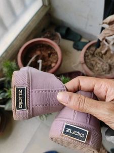zudio dusty pink sneakers