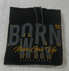 Born To Win Black Hoodie