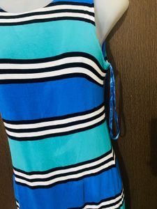 Striped Sleeveless Dress