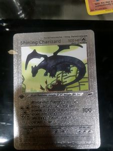 Rare Shining Charizard Rarest Silver Pokemon Card