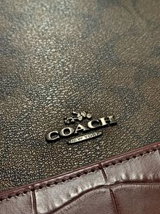 Coach 🇺🇸croc Leather Handbag