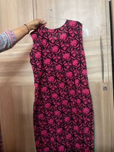 Floral Print Sleeveless Dress