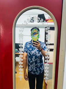 Highlander Tropical Print Shirt , Size: S