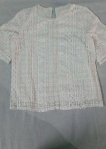Lace Top with Bell Sleeves