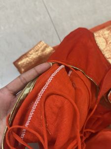 Elegant Red Banarasi Saree