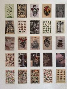 Pack of 54 Aesthetic Vintage Wall Collage Kit