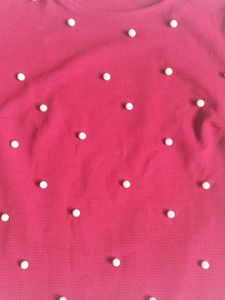 Women Embellished Pearl Top