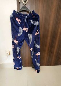 Flamingo Print luxe night suit